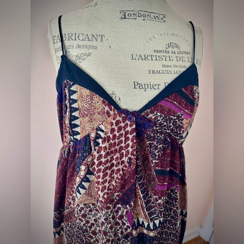 Multicolor Patchwork Dress - Picture 2 of 4
